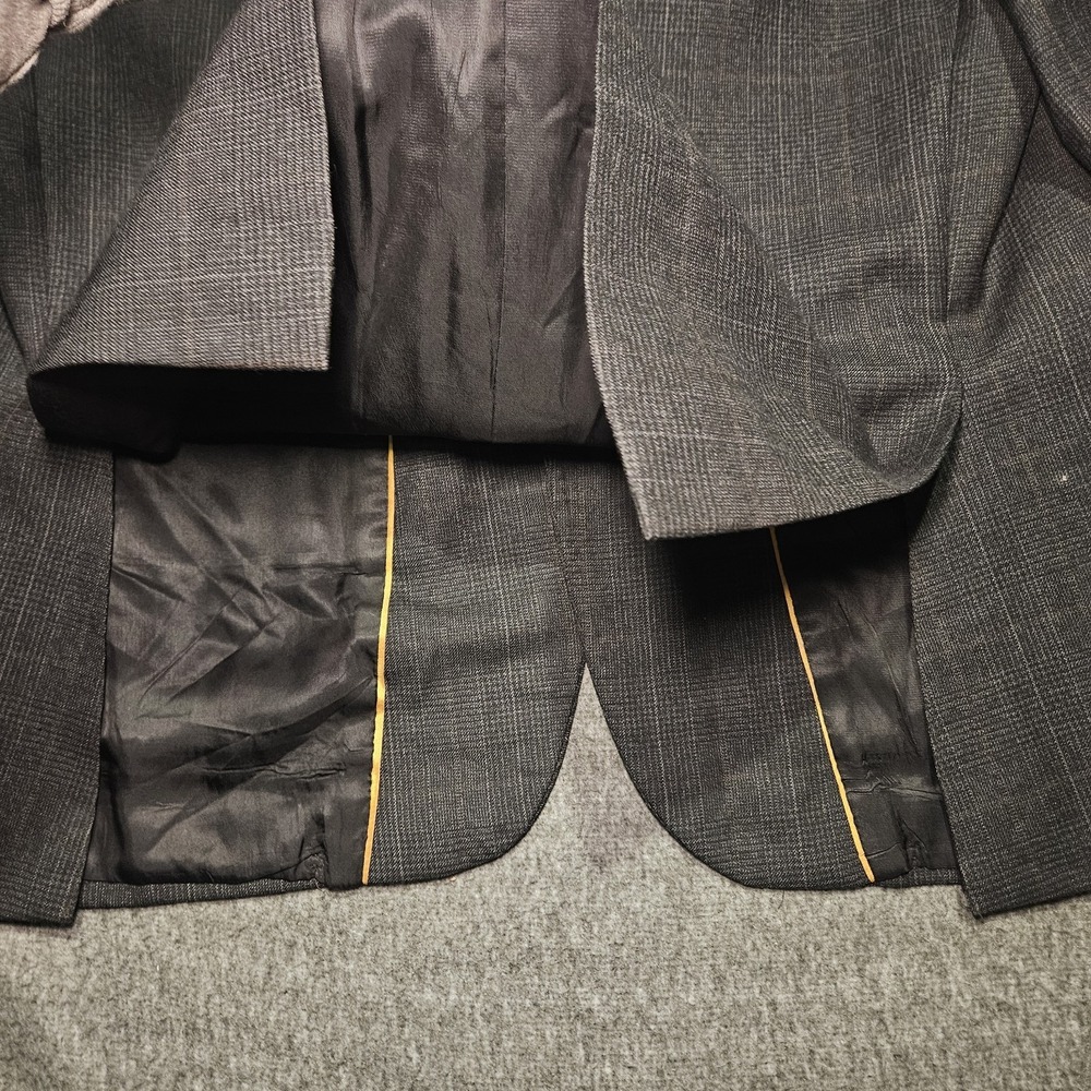 Kuppenheimer Men's 2 Button Blazer Sport Coat 44R Missing Button See Pics - Picture 6 of 16